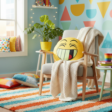 Load image into Gallery viewer, Tache Squishy Crazy Faces Microbead Cushions Throw Pillows