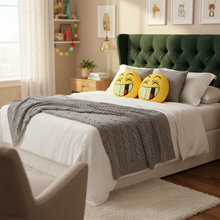 Load image into Gallery viewer, Tache Squishy Crazy Faces Microbead Cushions Throw Pillows