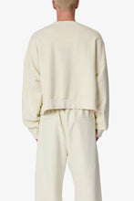 Load image into Gallery viewer, Cropped Crewneck - Off White