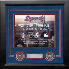 Load image into Gallery viewer, Chicago Cubs Custom MLB Baseball 16x20 Picture Frame Kit (Multiple Colors)