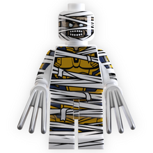 Load image into Gallery viewer, CLAWS as Mummy Minifig made using LEGO parts
