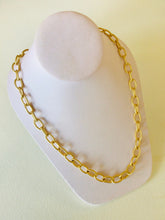 Load image into Gallery viewer, Textured Chain Link Titanium Necklace