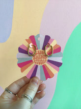 Load image into Gallery viewer, Titanium Textured Hoops