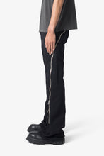 Load image into Gallery viewer, D519 Zipper Flare Denim - Black