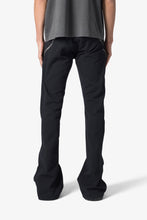 Load image into Gallery viewer, D519 Zipper Flare Denim - Black