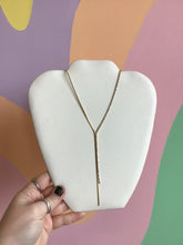 Load image into Gallery viewer, Long Sparkly Bolo Necklace