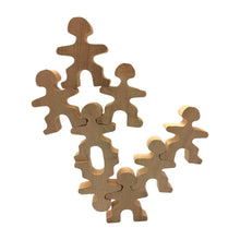 Load image into Gallery viewer, 32 Pcs Wooden Little Balancing People Stacking Set