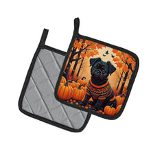 Load image into Gallery viewer, Affenpinscher Fall Pot Holders - Set of 2 Decorative Kitchen Helpers | Made in the USA