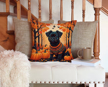 Load image into Gallery viewer, Affenpinscher Fall Throw Pillow - 14x14 Decorative Pillow – Art for Your Home &amp; Patio