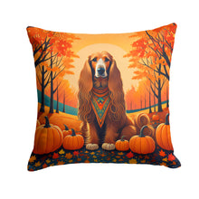 Load image into Gallery viewer, Afghan Hound Fall Fabric Decorative Pillow