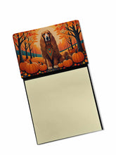 Load image into Gallery viewer, Afghan Hound Fall Sticky Note Holder- Refiilable Desk Accessory Note Pad