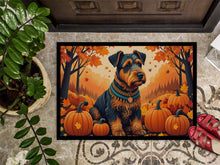 Load image into Gallery viewer, Airedale Terrier Fall Doormat -  18x27 Decorative Floor Mat – Indoor/Outdoor Rug