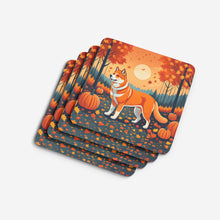 Load image into Gallery viewer, Akita Fall Foam Coaster