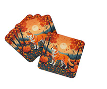Load image into Gallery viewer, Akita Fall Foam Coaster
