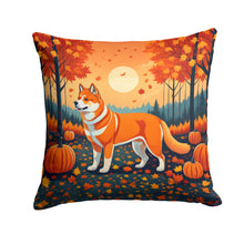 Load image into Gallery viewer, Akita Fall Throw Pillow - 14x14 Decorative Pillow – Art for Your Home &amp; Patio