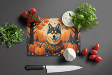Load image into Gallery viewer, Akita Fall Glass Cutting Boards – Durable, Decorative Kitchen Art Large
