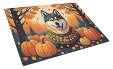 Load image into Gallery viewer, Akita Fall Glass Cutting Boards – Durable, Decorative Kitchen Art Large