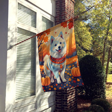 Load image into Gallery viewer, American Eskimo Fall House Flag