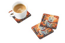 Load image into Gallery viewer, American Eskimo Fall Foam Coaster