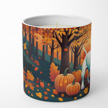 Load image into Gallery viewer, White Pit Bull Terrier Fall Decorative Soy Candle