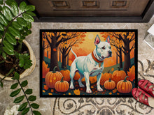 Load image into Gallery viewer, White Pit Bull Terrier Fall Doormat - 24x36 Decorative Floor Mat – Indoor/Outdoor Rug with Artistic Flair