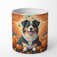 Load image into Gallery viewer, Australian Shepherd Terrier Fall Decorative Soy Candle