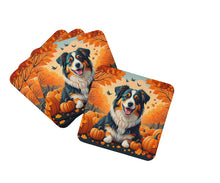 Load image into Gallery viewer, Australian Shepherd Terrier Fall Foam Coaster