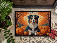 Load image into Gallery viewer, Australian Shepherd Terrier Fall Doormat - 24x36 Decorative Floor Mat – Indoor/Outdoor Rug with Artistic Flair