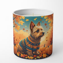 Load image into Gallery viewer, Australian Terrier Terrier Fall Decorative Soy Candle
