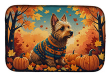 Load image into Gallery viewer, Australian Terrier Terrier Fall Dish Drying Mat
