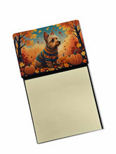 Load image into Gallery viewer, Australian Terrier Terrier Fall Sticky Note Holder- Refiilable Desk Accessory Note Pad