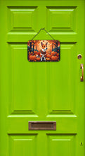 Load image into Gallery viewer, Red Basenji Fall Wall or Door Hanging Prints