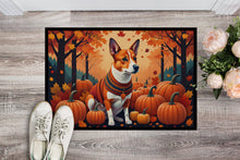 Load image into Gallery viewer, Red Basenji Fall Doormat - 24x36 Decorative Floor Mat – Indoor/Outdoor Rug with Artistic Flair