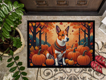 Load image into Gallery viewer, Red Basenji Fall Doormat - 24x36 Decorative Floor Mat – Indoor/Outdoor Rug with Artistic Flair