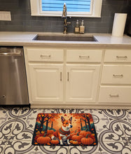 Load image into Gallery viewer, Red Basenji Fall Memory Foam Kitchen Mat