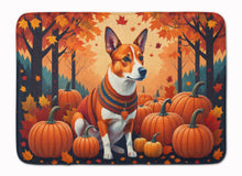 Load image into Gallery viewer, Red Basenji Fall Memory Foam Kitchen Mat