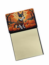 Load image into Gallery viewer, Basenji Fall Sticky Note Holder- Refiilable Desk Accessory Note Pad