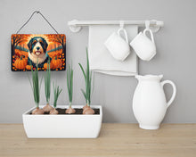 Load image into Gallery viewer, Bearded Collie Fall Wall or Door Hanging Prints