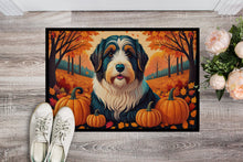 Load image into Gallery viewer, Bearded Collie Fall Doormat -  18x27 Decorative Floor Mat – Indoor/Outdoor Rug