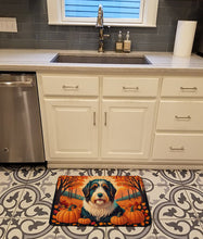 Load image into Gallery viewer, Bearded Collie Fall Memory Foam Kitchen Mat