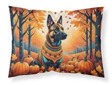 Load image into Gallery viewer, Belgian Malinois Fall Fabric Standard Pillowcase – Artistic Decorative Front, White Back