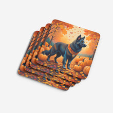 Load image into Gallery viewer, Belgian Sheepdog Fall Foam Coaster