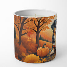 Load image into Gallery viewer, Bernese Mountain Dog Fall Decorative Soy Candle