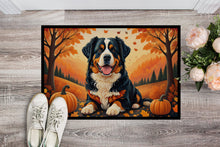 Load image into Gallery viewer, Bernese Mountain Dog Fall Doormat - 24x36 Decorative Floor Mat – Indoor/Outdoor Rug with Artistic Flair
