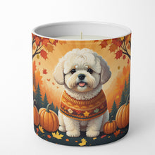 Load image into Gallery viewer, Bichon Frise Fall Decorative Soy Candle