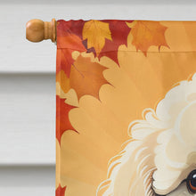 Load image into Gallery viewer, Bichon Frise Fall House Flag