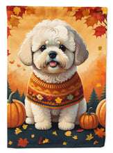 Load image into Gallery viewer, Bichon Frise Fall House Flag