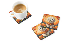 Load image into Gallery viewer, Bichon Frise Fall Foam Coaster