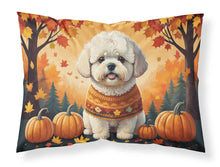 Load image into Gallery viewer, Bichon Frise Fall Fabric Standard Pillowcase – Artistic Decorative Front, White Back