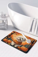 Load image into Gallery viewer, Bichon Frise Fall Memory Foam Kitchen Mat
